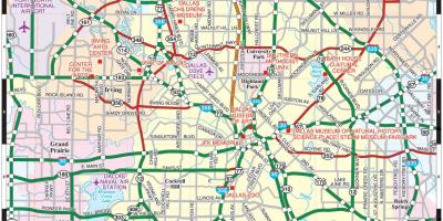 Mesto Dallas mapu