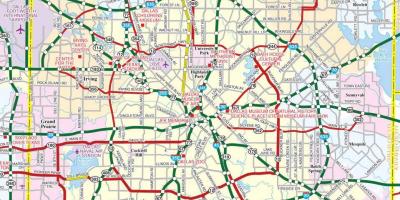 Mapu Dallas predmestia