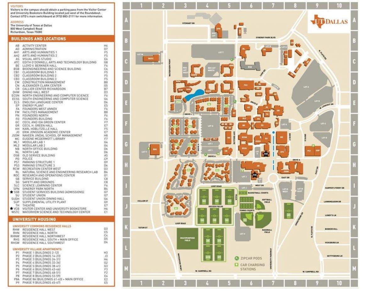 university of Texas Dallas mapu