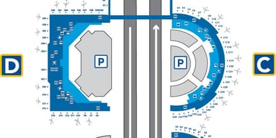 DFW airport terminal mape